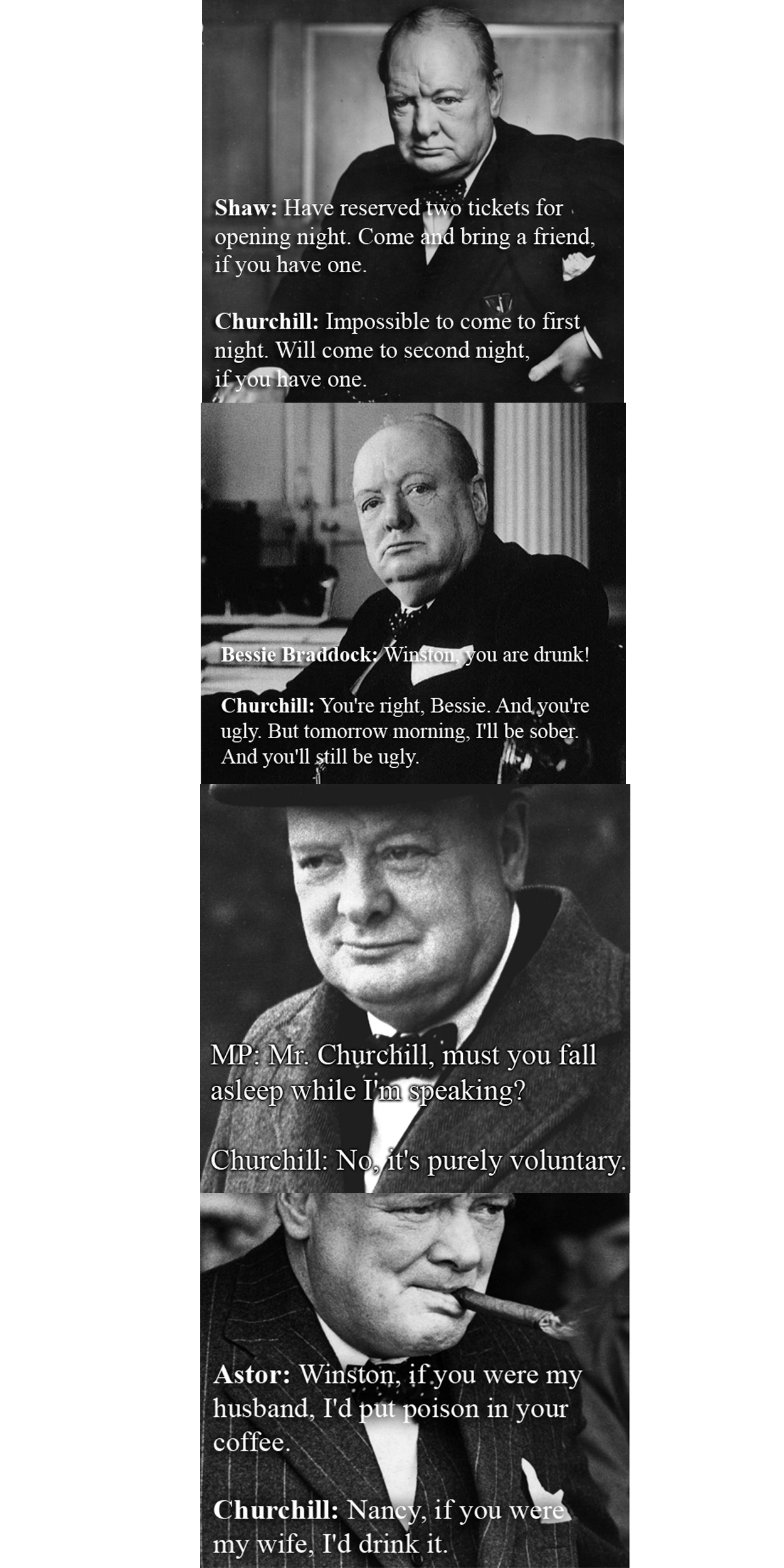 Winston Churchill: Inventor of The Burn.