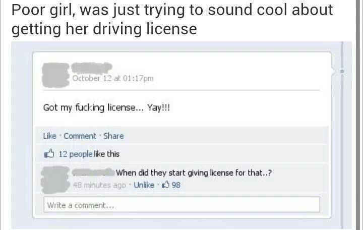 I'd like to have that License.