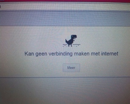 when we don't have internet we see a t-rex