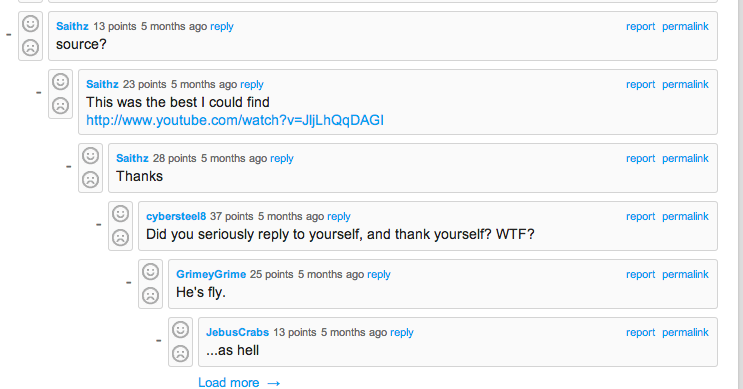 Gotta love the comments