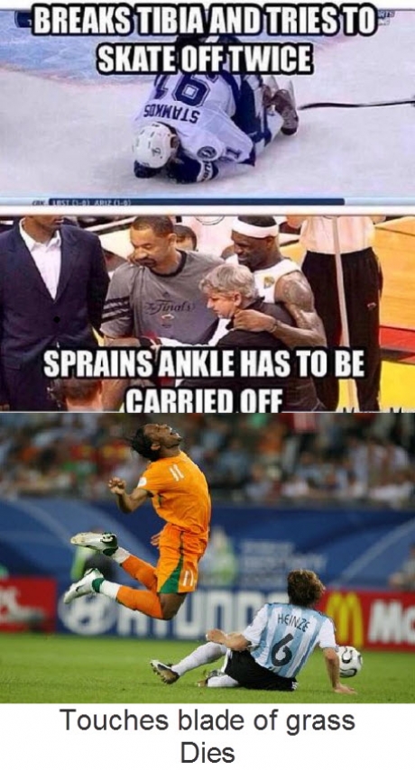Difference in sports athletes.