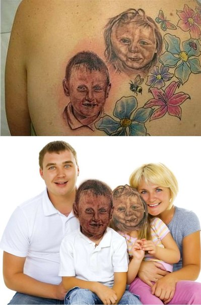 those realistic tattoos... they are so real that are kind of scary