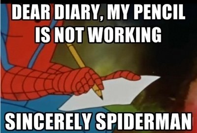 And that's not even a diary