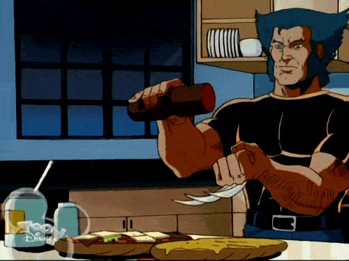 Wolverine as chef