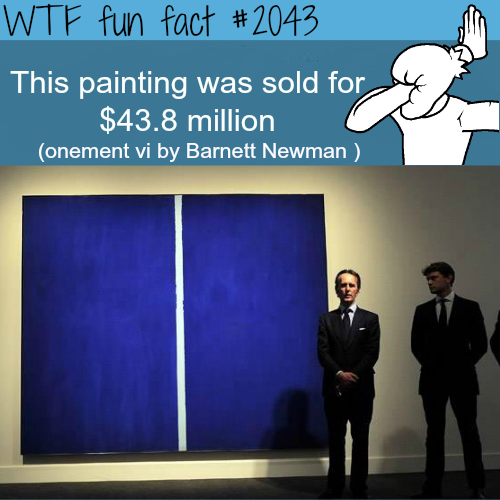 Well, the new owners of the painting could always lay it flat and play Ping-Pong on it