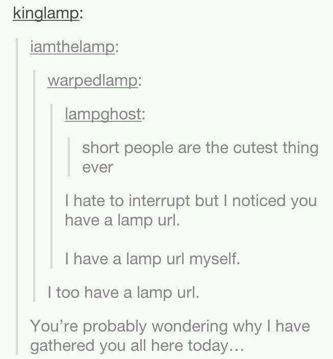 Lamps on Tumblr