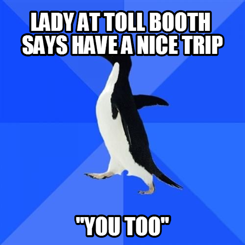 I sped off afterwards.