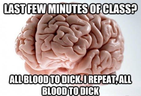 Scumbag brain ....