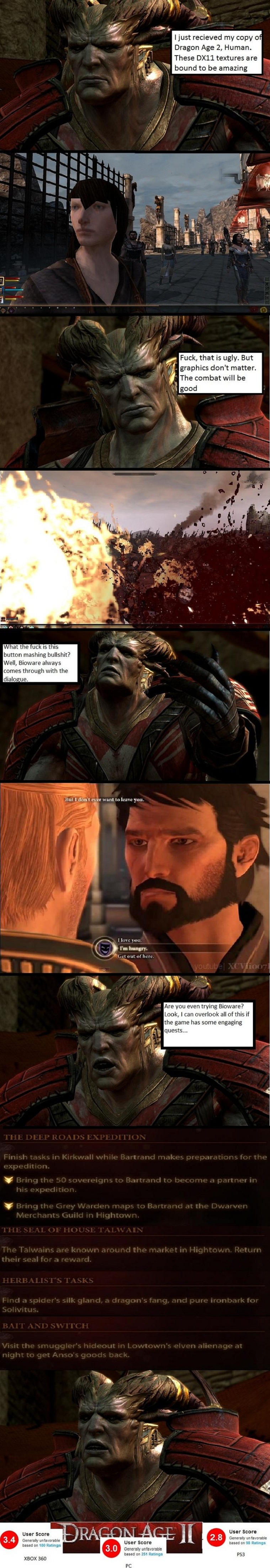 How to fail making a sequel. 4 Easy steps by Bioware