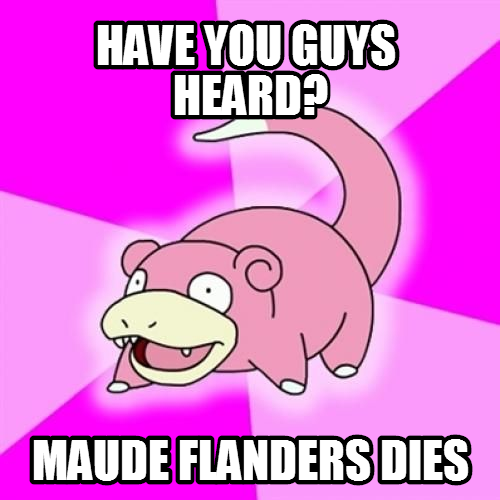 sad moment for the flanders