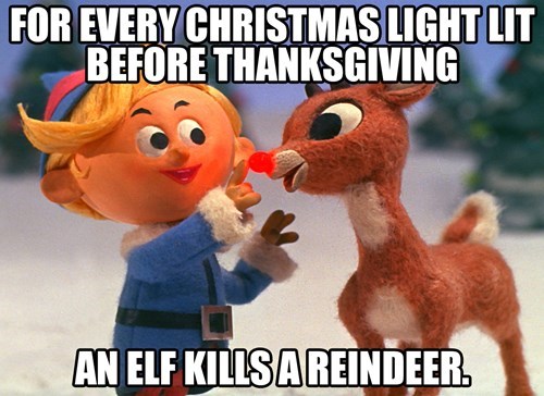 Rudolph the Red-nosed Reindeer...had a very bloody corpse...