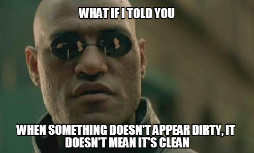 To my - now - former roommate. We had some disagreements about cleaning.