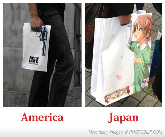 American bags Vs. Japanese bags.