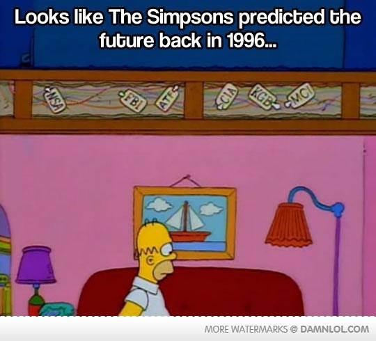 Simpsons predicted the future.