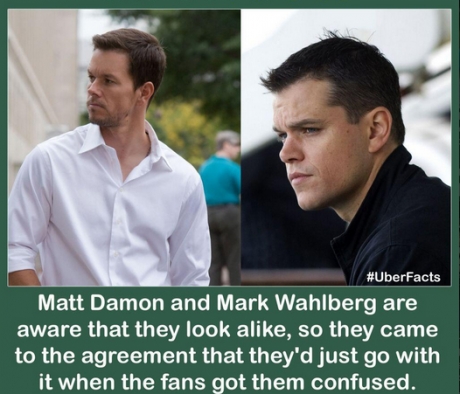 Damon and Wahlberg.
