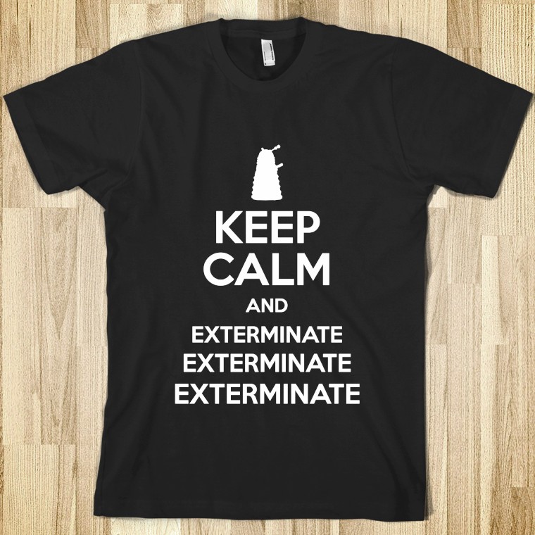 A shirt for dalek lovers