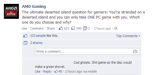 Why would you need a shovel on a stranded island?