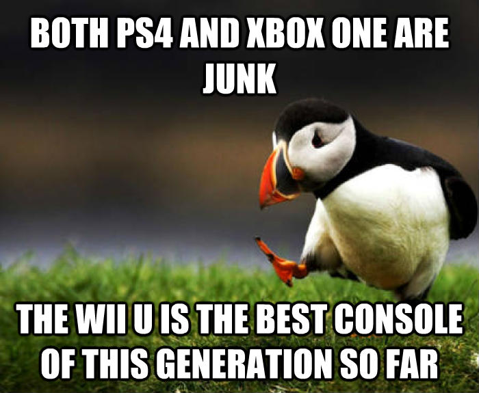 It doesn't get any worse than PS4 and Xbox One