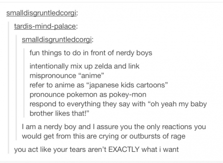 How to deal with Nerdy boys.