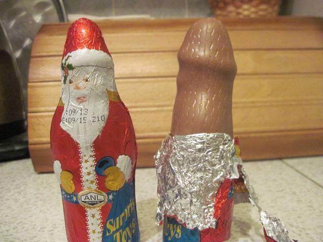 Reality vs. expectation. Santa is a dick.