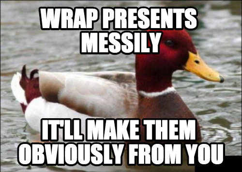 Christmas advice