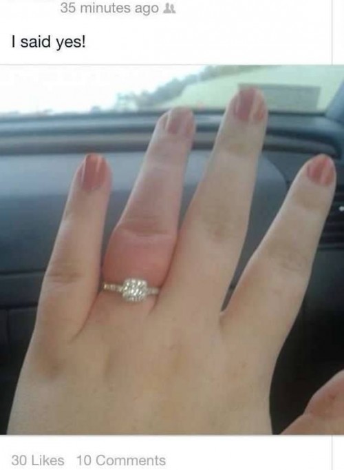 You said yes, but your finger is screaming NOOOOO!