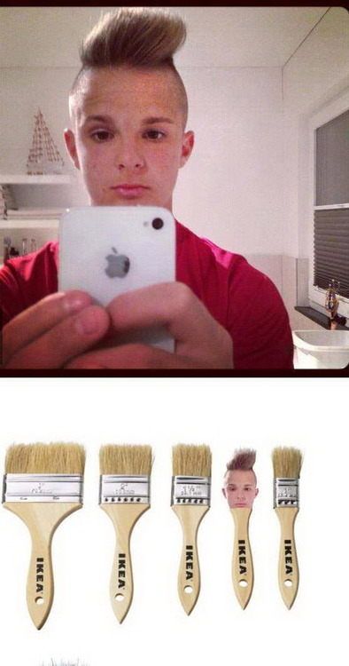 dream came true, finally an ikea brush