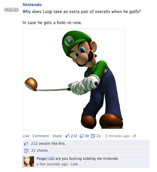But Mario always seems to borrow Luigi's extra pair.