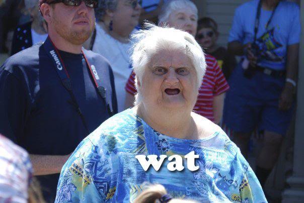 When you see something disturbing.