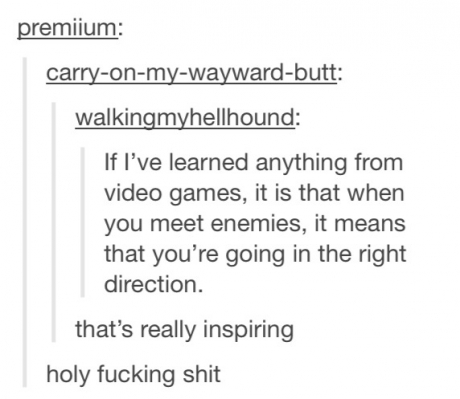 Inspiration from Video Game.