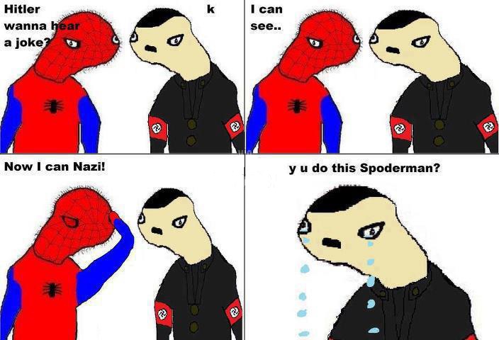 y u do dis Spoderman?