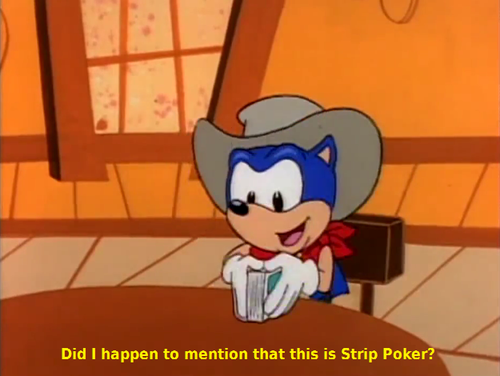 Oh sonic, You lil devil.