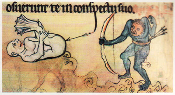 "Allas! I hath slayn the biest that was thy mother!"