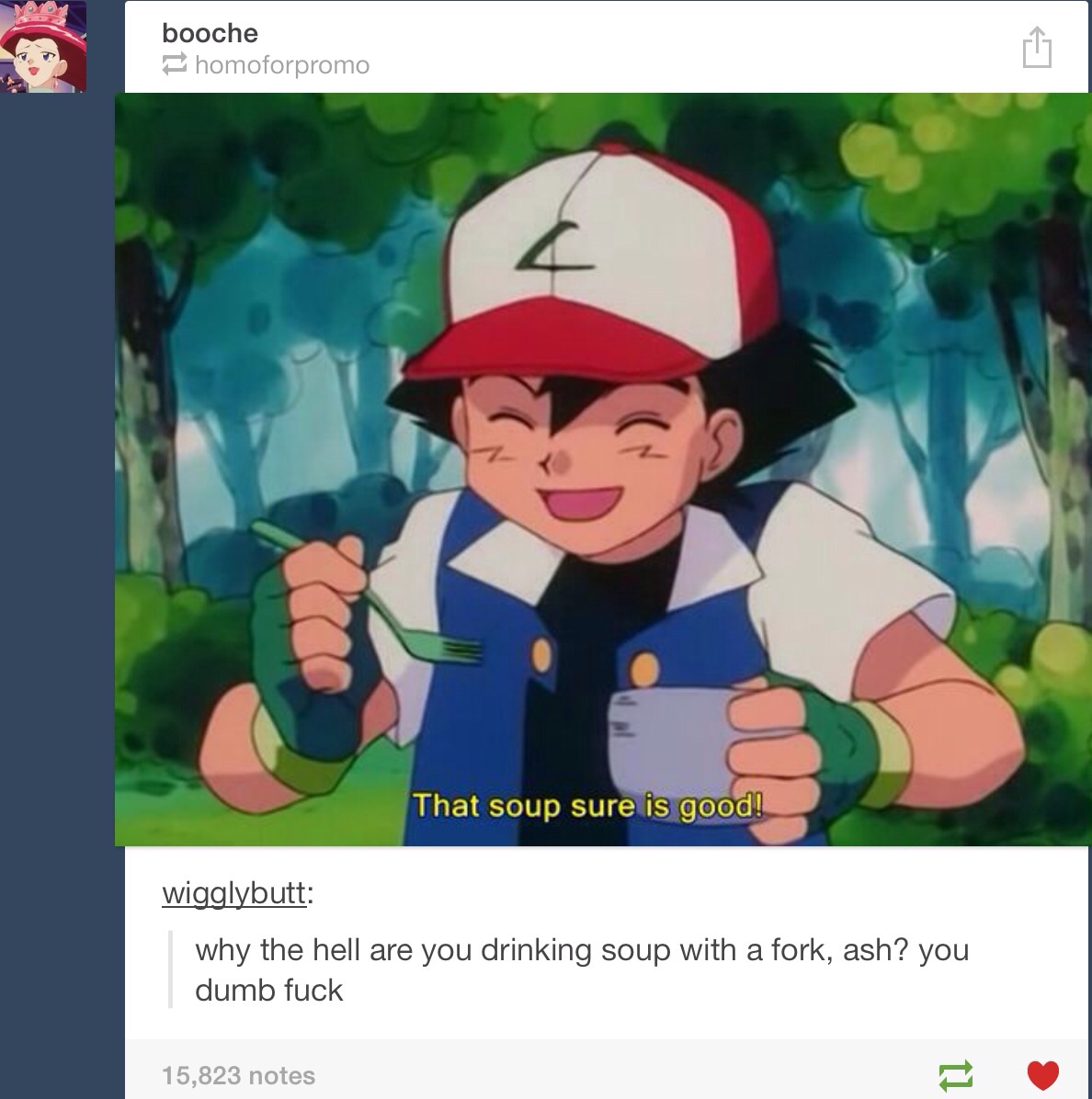 Ash aint the smartest kid on the block