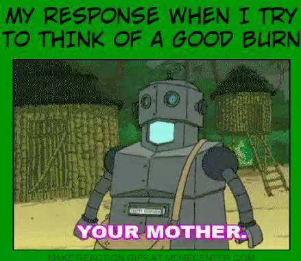 I'm not good at burning people.