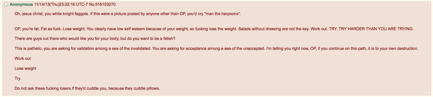 4 Chan giving some unexpected motivation