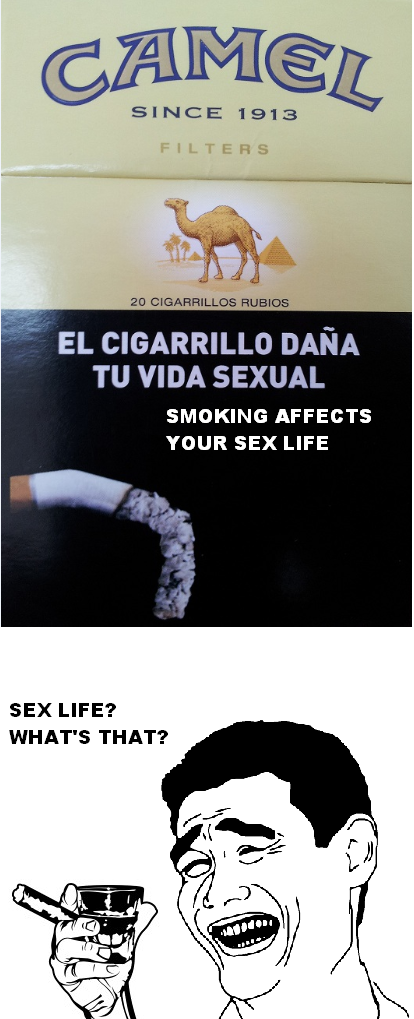 Unsuccessful anti-smoking ad