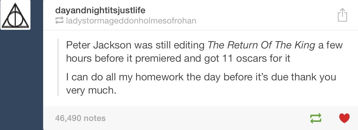 Especially since he had one year to do it