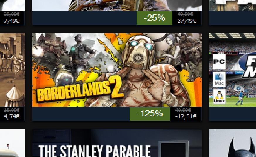Steam had a little bit too much at new years.