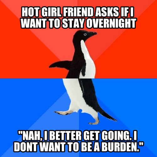 Got it after she said she could imagine having sex with a friend - 6 Months late.