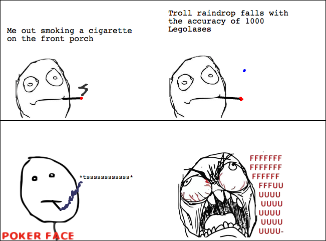 Smoker's rage