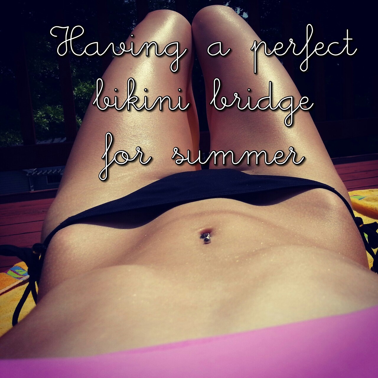 New bikini bridge trend