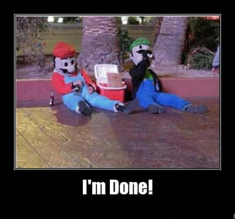 He done!