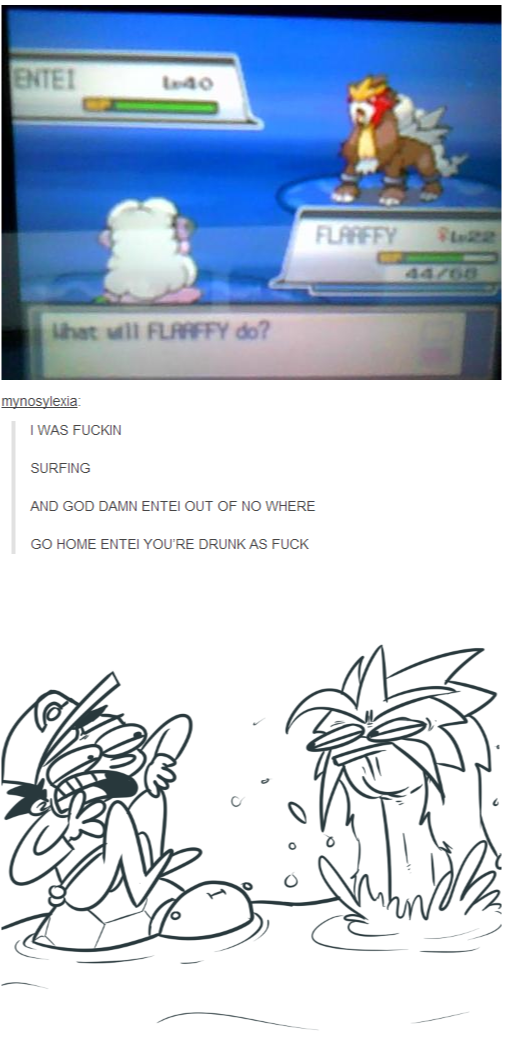And suddenly, Entei
