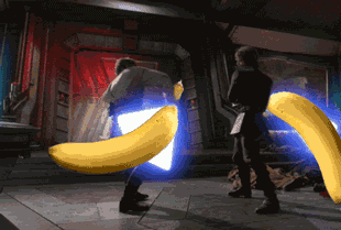This fight is BANANAS