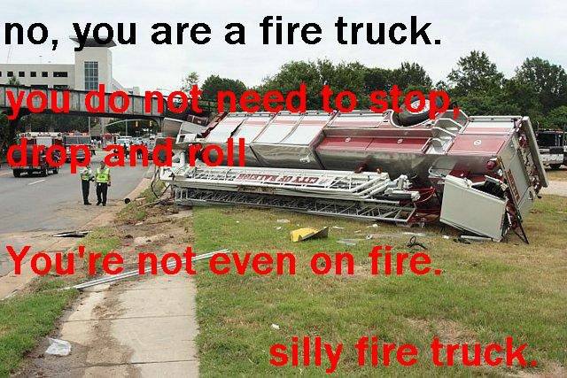 silly fire truck