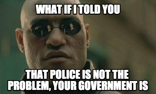 Police abuse may be a problem, but...