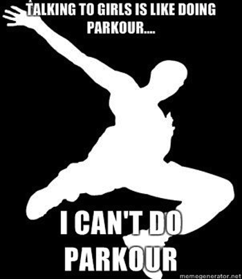 I really suck at parkour