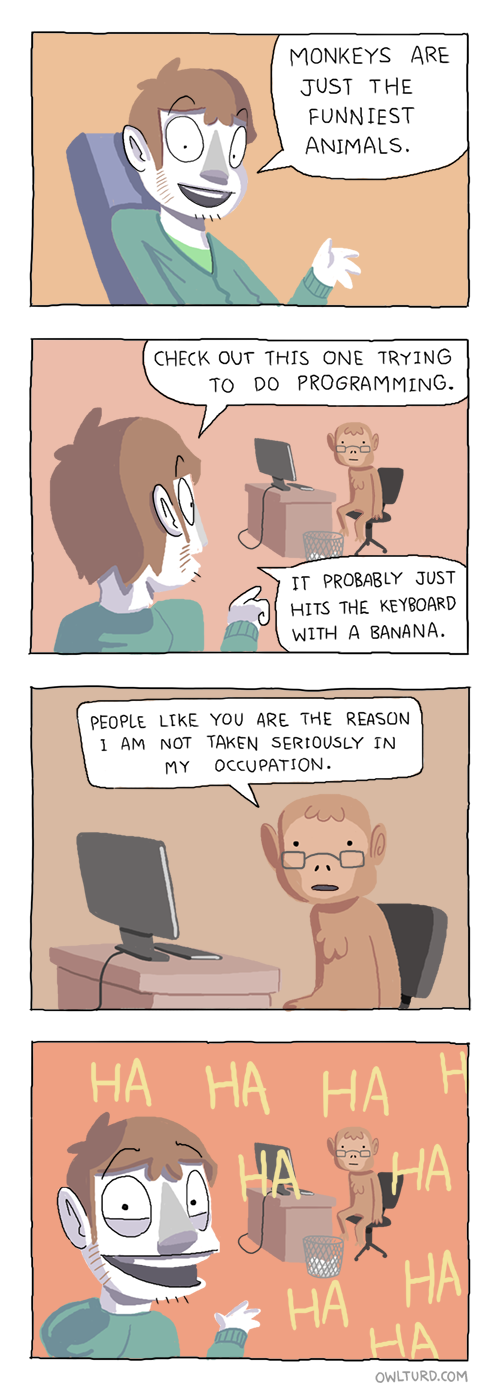 Poor monkeys