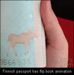 Finnish passport easter egg